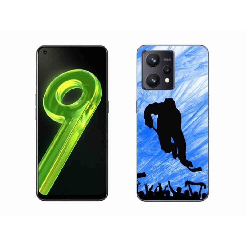 Gelový kryt mmCase na mobil Realme 9 4G - hokejový hráč