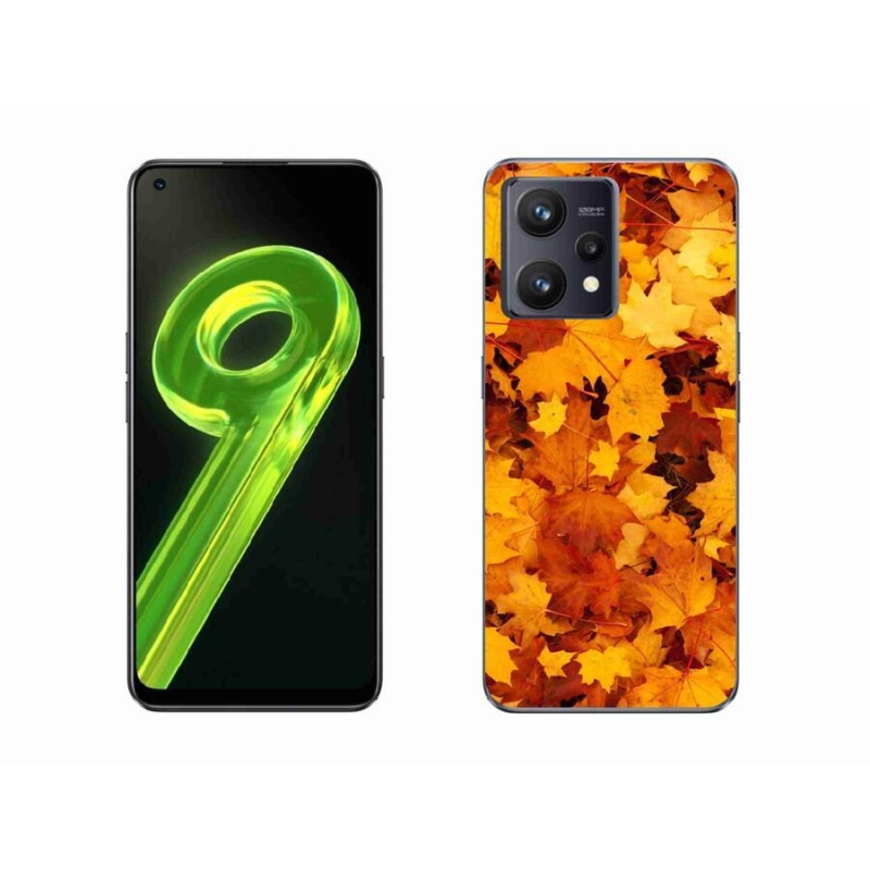 Gelový kryt mmCase na mobil Realme 9 4G - javorové listy