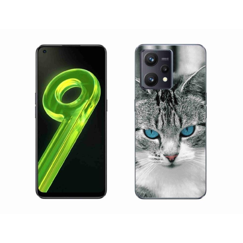 Gelový kryt mmCase na mobil Realme 9 4G - kočičí pohled 1