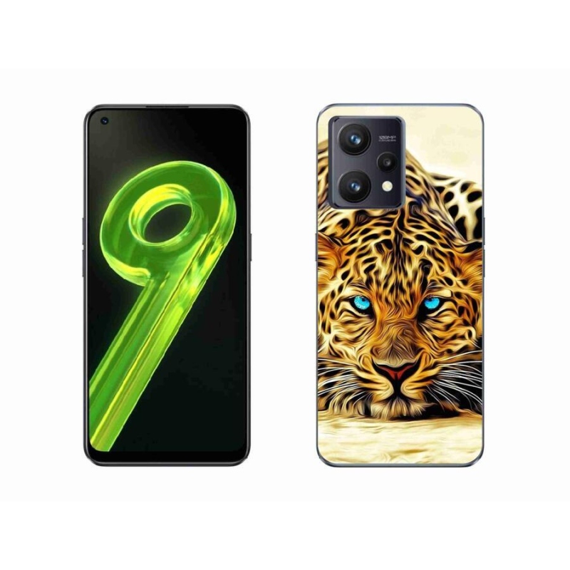 Gelový kryt mmCase na mobil Realme 9 4G - kreslený tygr