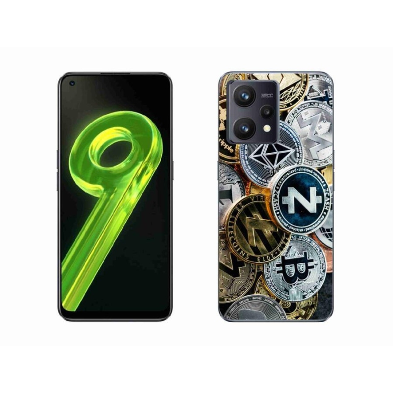Gelový kryt mmCase na mobil Realme 9 4G - kryptoměny