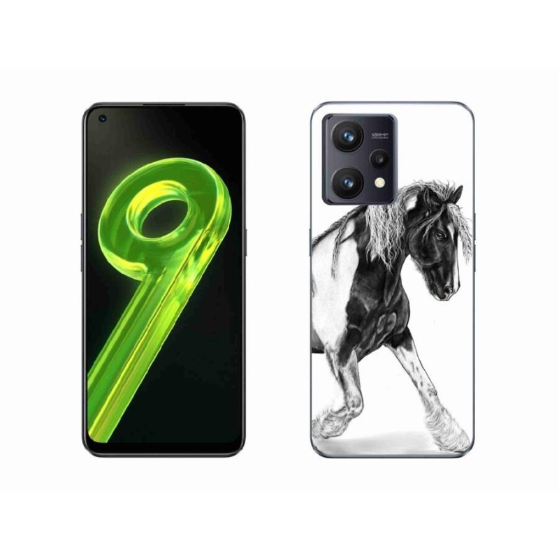 Gelový kryt mmCase na mobil Realme 9 4G - kůň