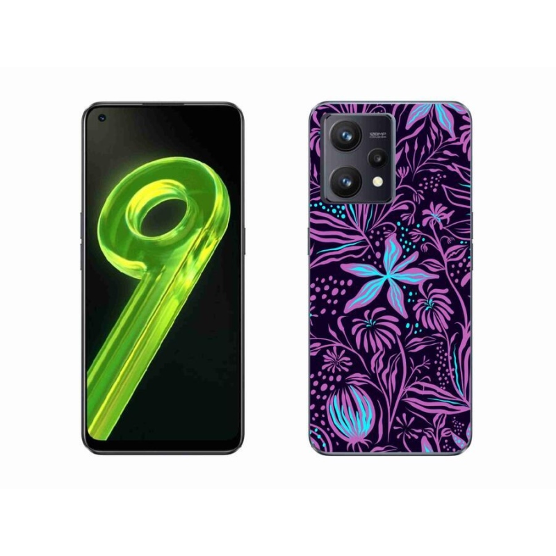 Gelový kryt mmCase na mobil Realme 9 4G - květiny 2