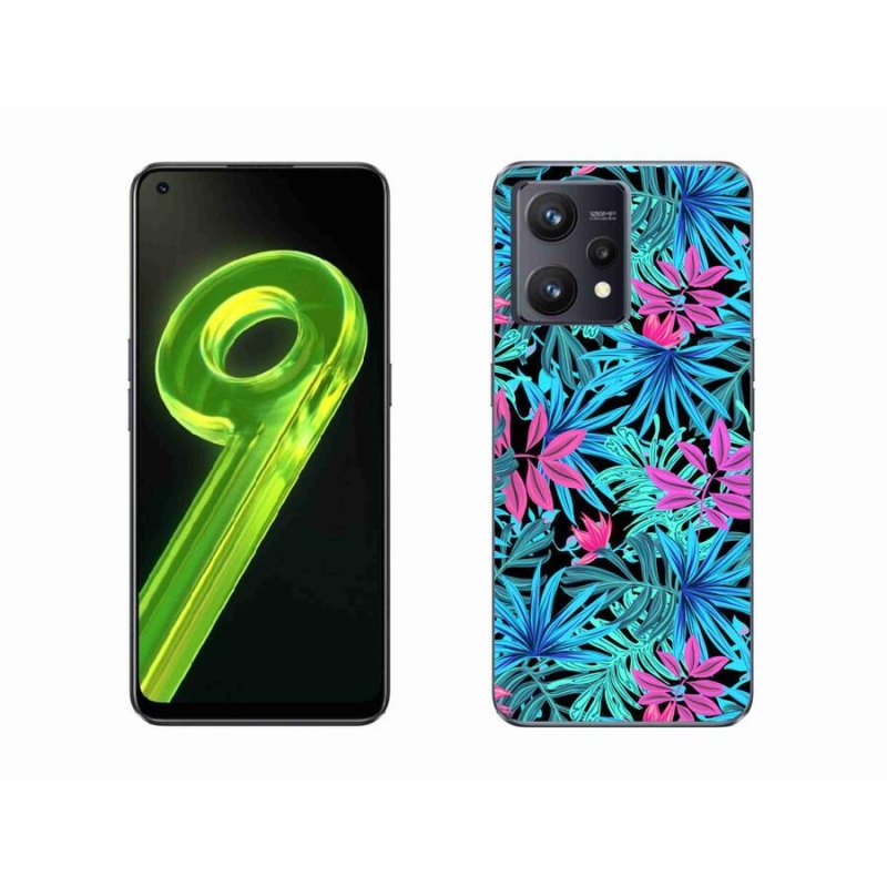 Gelový kryt mmCase na mobil Realme 9 4G - květiny 3