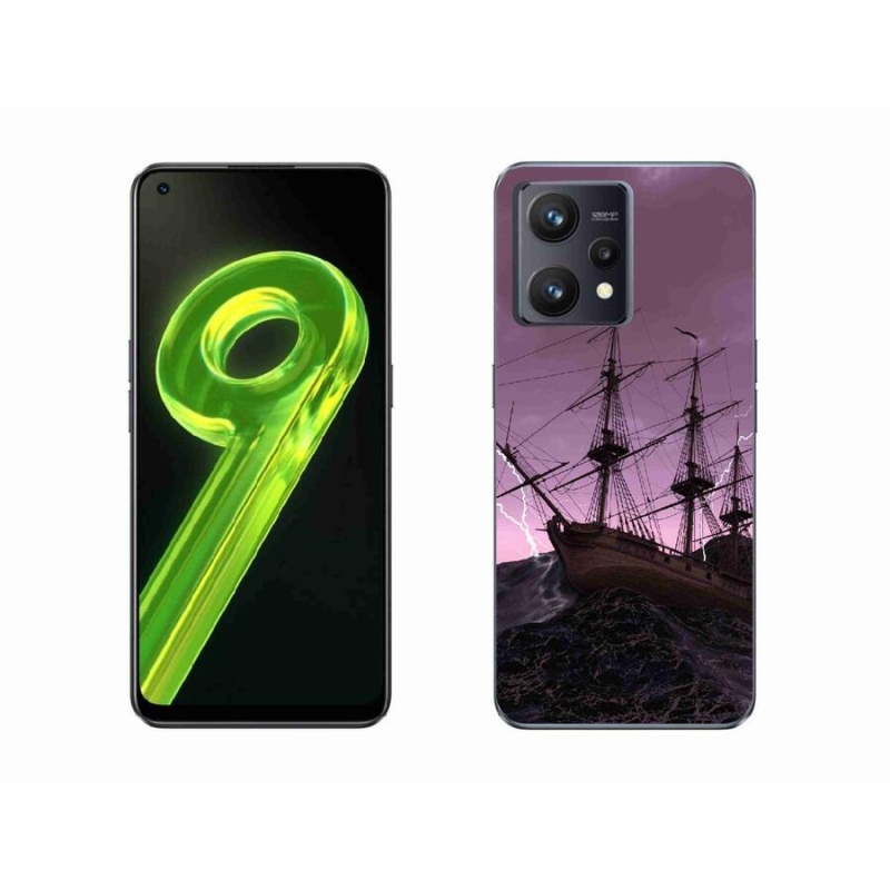 Gelový kryt mmCase na mobil Realme 9 4G - loď v bouři