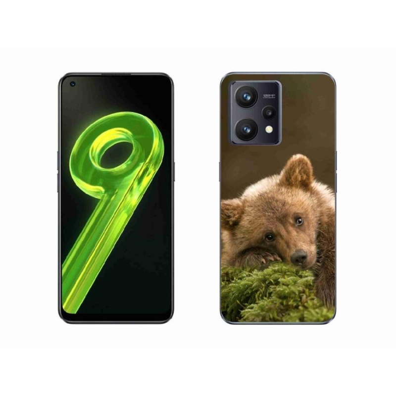 Gelový kryt mmCase na mobil Realme 9 4G - medvěd