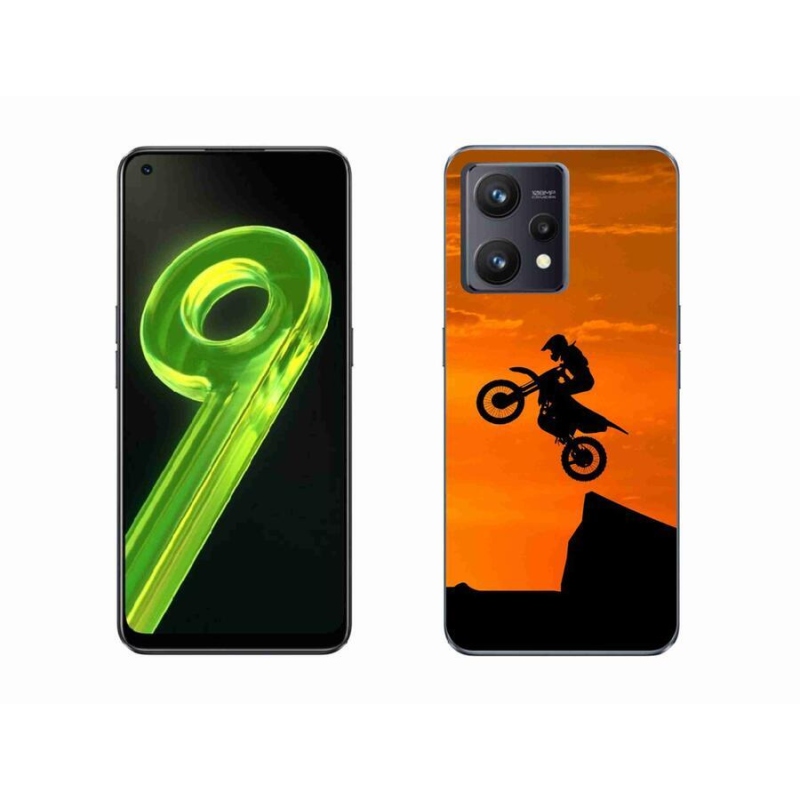 Gelový kryt mmCase na mobil Realme 9 4G - motocross