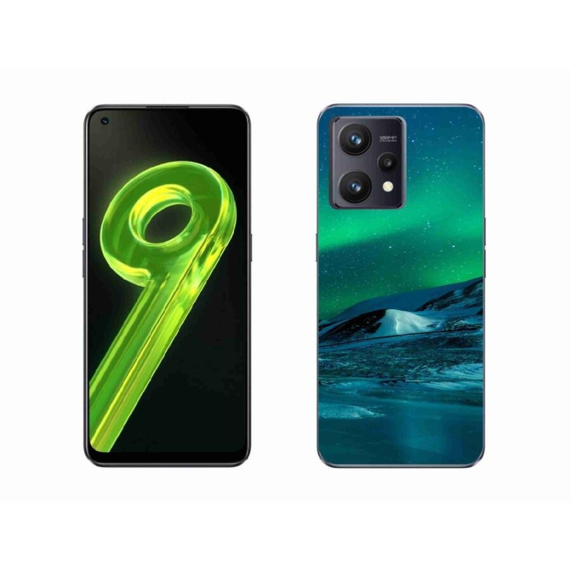 Gelový kryt mmCase na mobil Realme 9 4G - polární záře