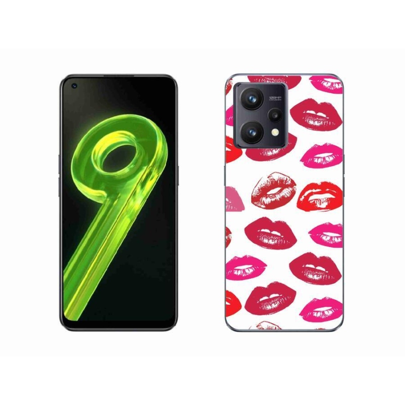 Gelový kryt mmCase na mobil Realme 9 4G - rty