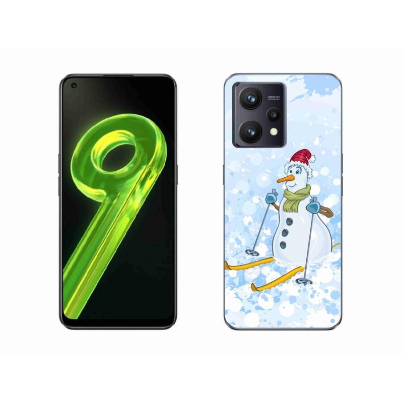 Gelový kryt mmCase na mobil Realme 9 4G - sněhulák