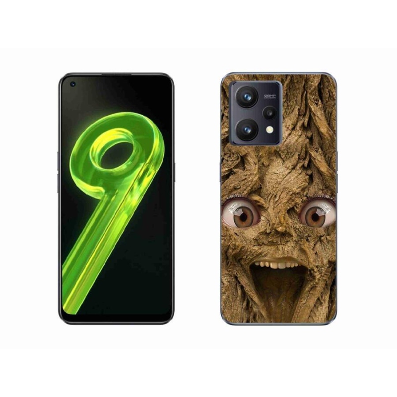 Gelový kryt mmCase na mobil Realme 9 4G - veselý strom s očima
