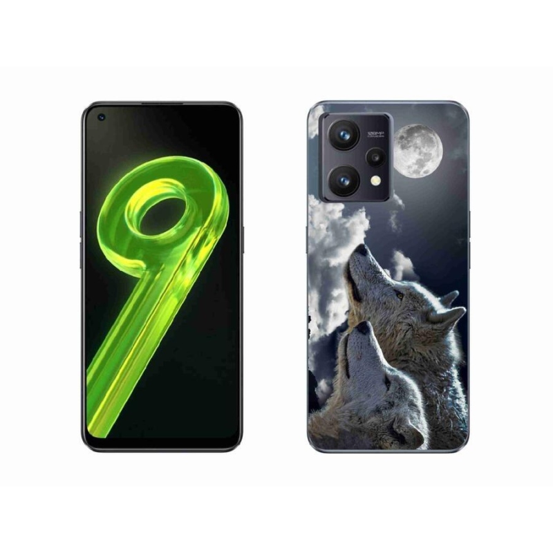 Gelový kryt mmCase na mobil Realme 9 4G - vlci