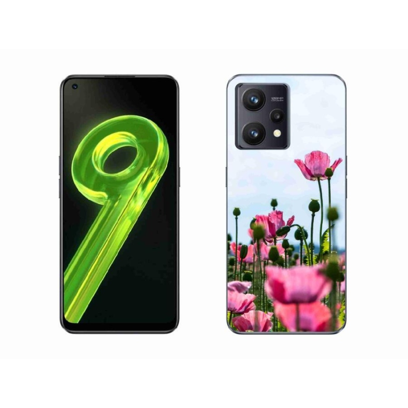 Gelový kryt mmCase na mobil Realme 9 4G - vlčí mák
