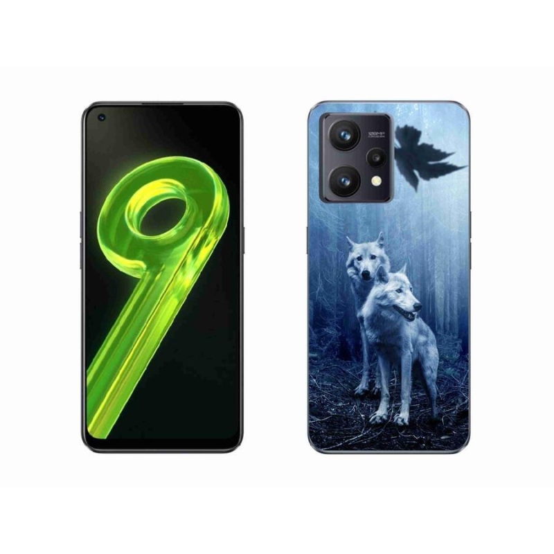 Gelový kryt mmCase na mobil Realme 9 4G - vlci v lese