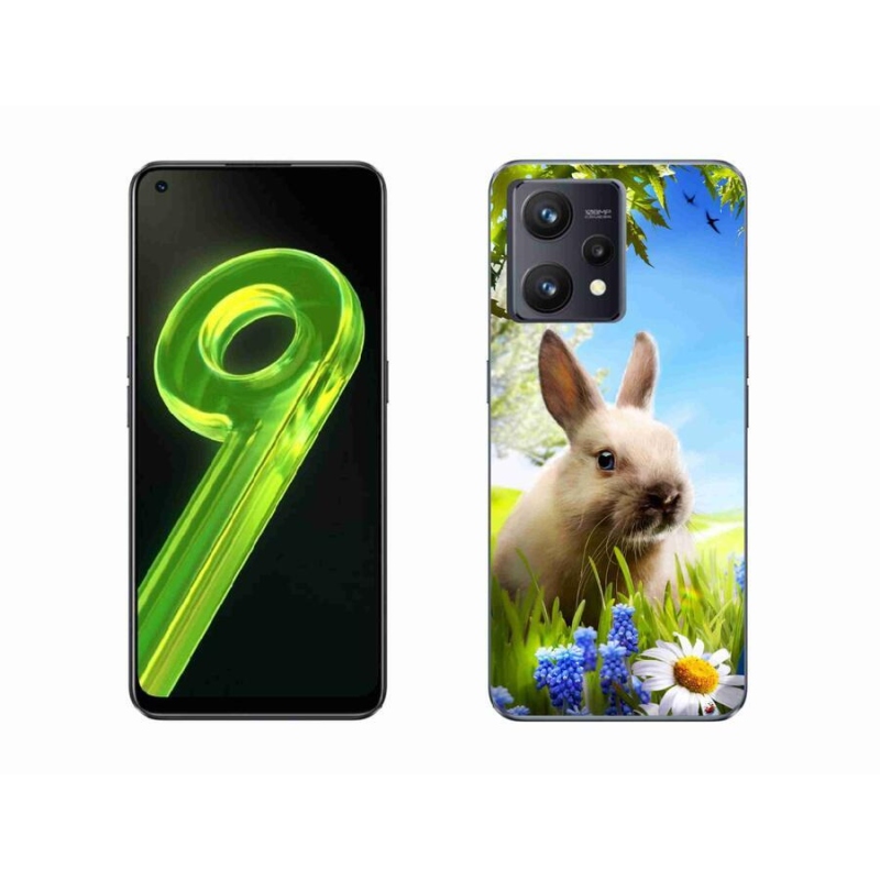Gelový kryt mmCase na mobil Realme 9 4G - zajíček