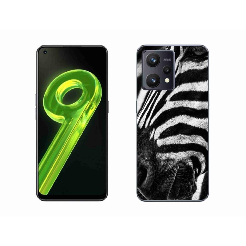 Gelový kryt mmCase na mobil Realme 9 4G - zebra