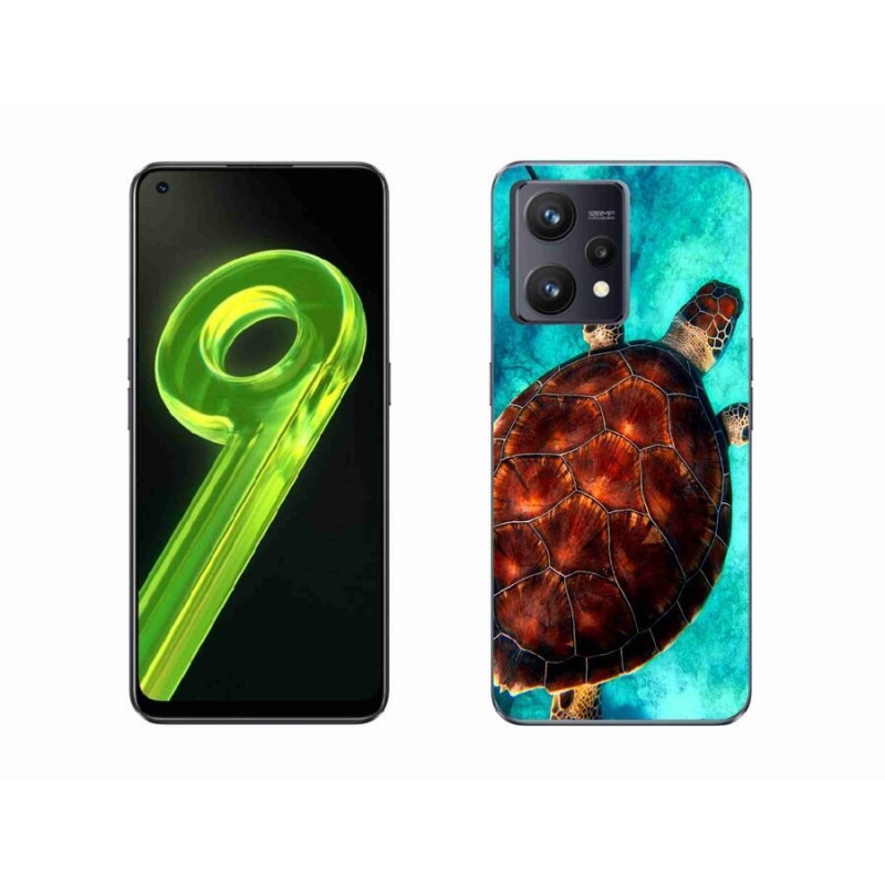 Gelový kryt mmCase na mobil Realme 9 4G - želva