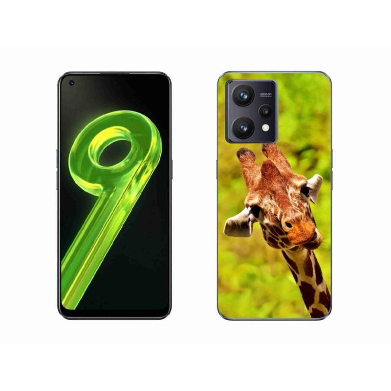 Gelový kryt mmCase na mobil Realme 9 4G - žirafa