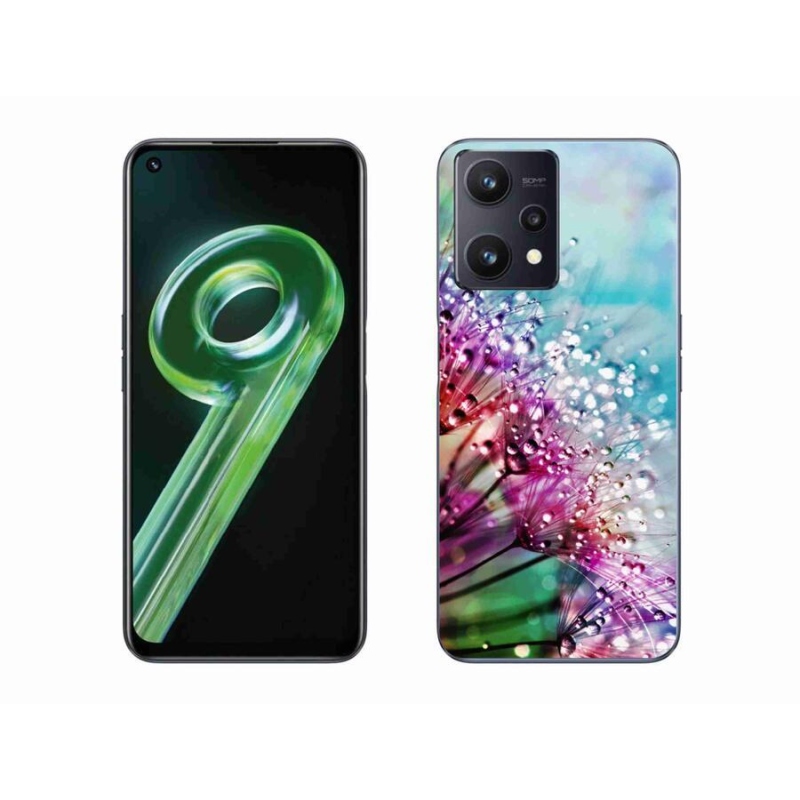 Gelový kryt mmCase na mobil Realme 9 5G - barevné květy