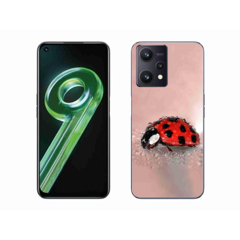 Gelový kryt mmCase na mobil Realme 9 5G - beruška