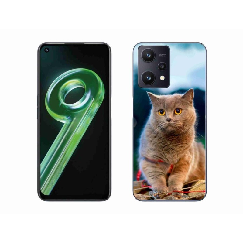 Gelový kryt mmCase na mobil Realme 9 5G - britská modrá 2