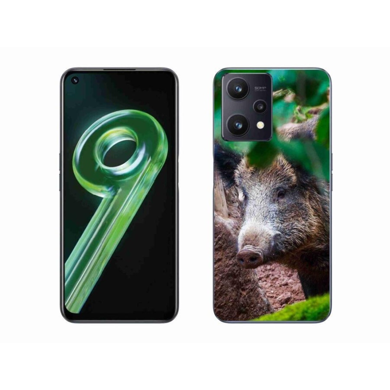 Gelový kryt mmCase na mobil Realme 9 5G - divoké prase