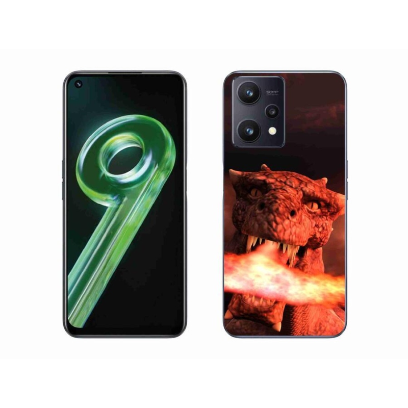 Gelový kryt mmCase na mobil Realme 9 5G - drak