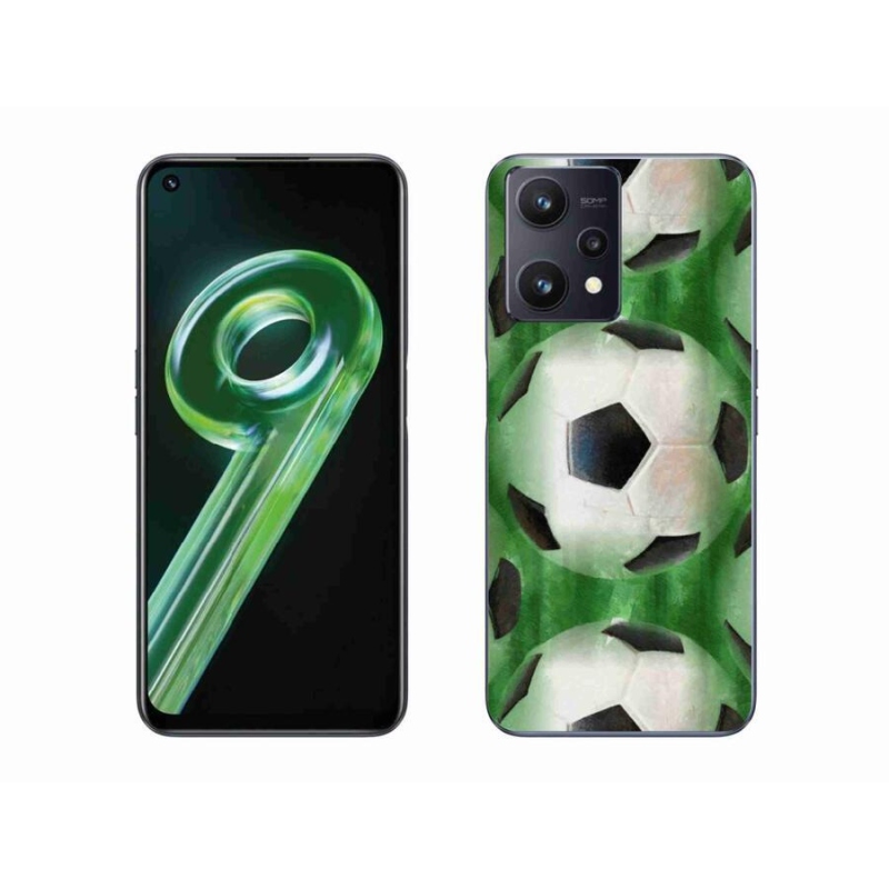 Gelový kryt mmCase na mobil Realme 9 5G - fotbalový míč