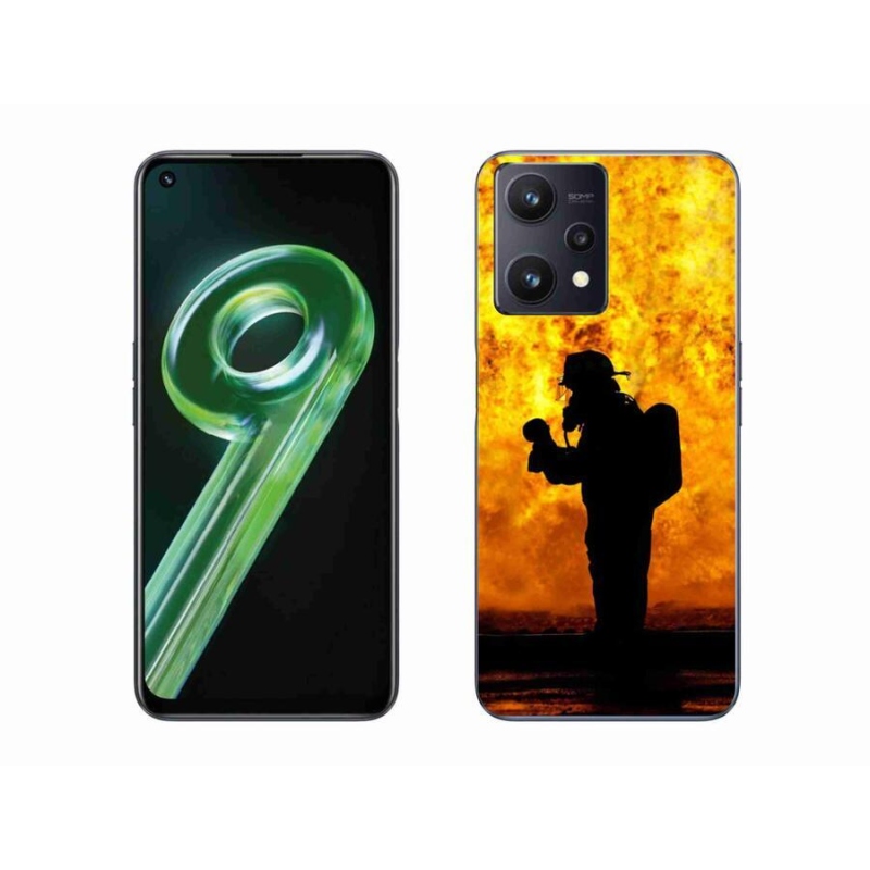 Gelový kryt mmCase na mobil Realme 9 5G - hasič