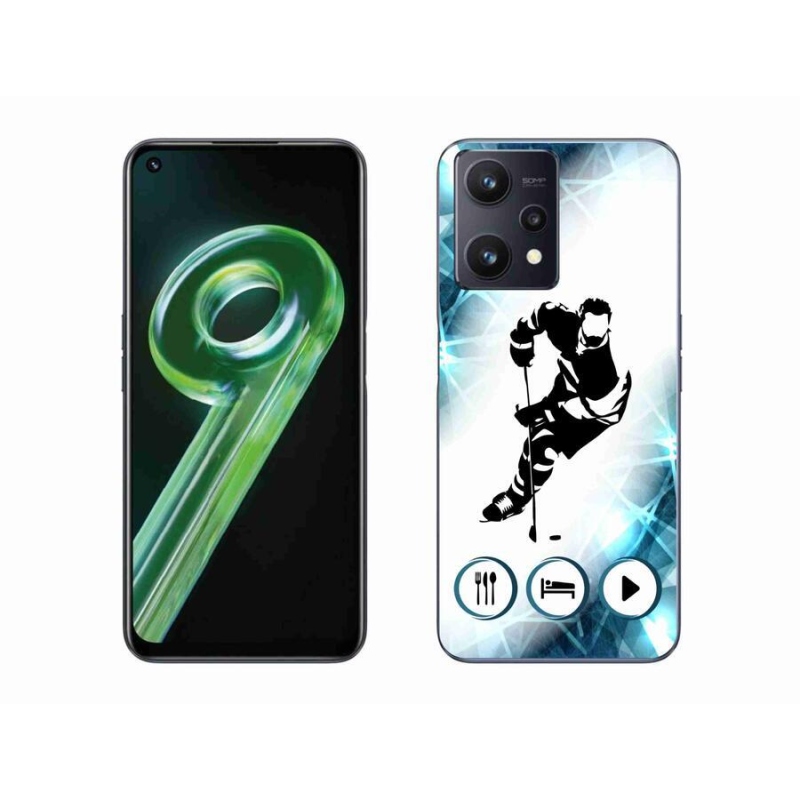 Gelový kryt mmCase na mobil Realme 9 5G - hokej 1