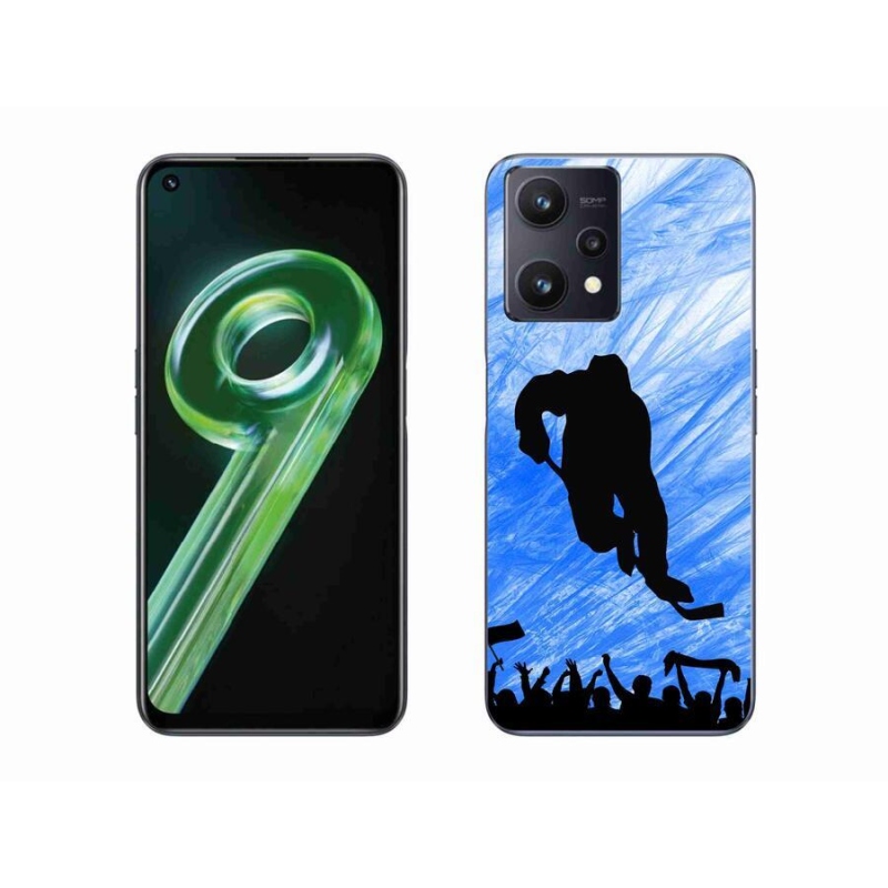 Gelový kryt mmCase na mobil Realme 9 5G - hokejový hráč