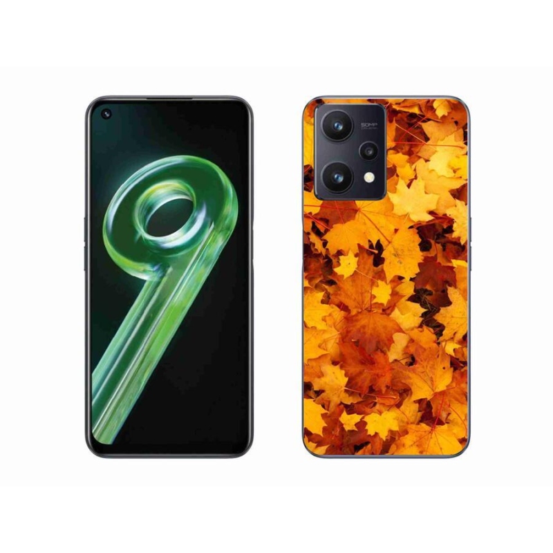 Gelový kryt mmCase na mobil Realme 9 5G - javorové listy