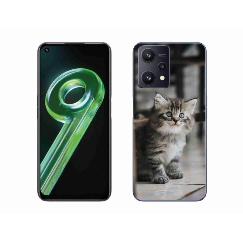 Gelový kryt mmCase na mobil Realme 9 5G - koťátko