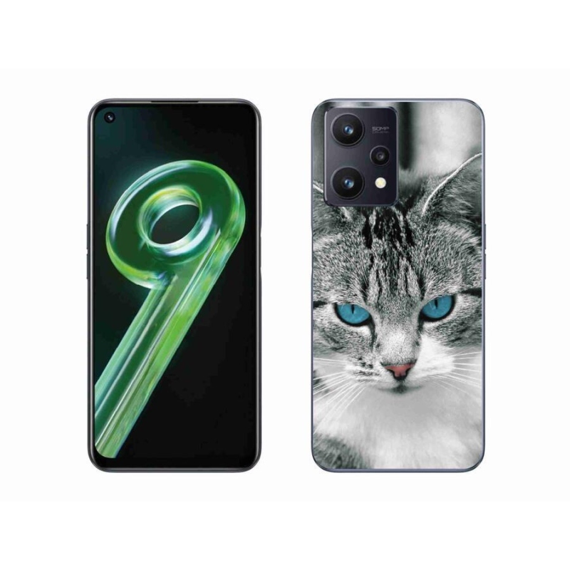 Gelový kryt mmCase na mobil Realme 9 5G - kočičí pohled 1