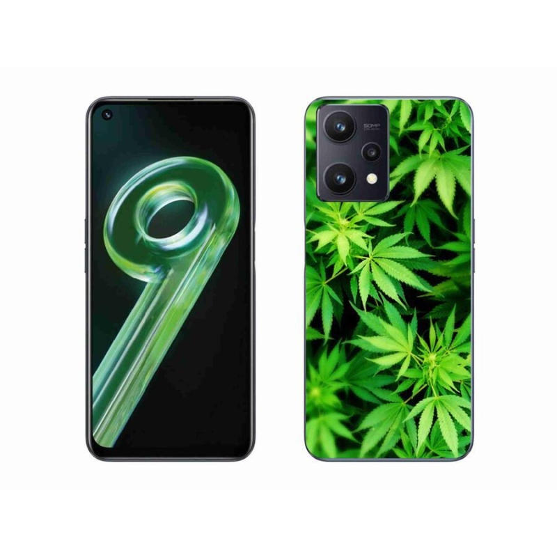 Gelový kryt mmCase na mobil Realme 9 5G - konopí 3