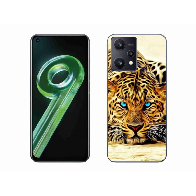 Gelový kryt mmCase na mobil Realme 9 5G - kreslený tygr