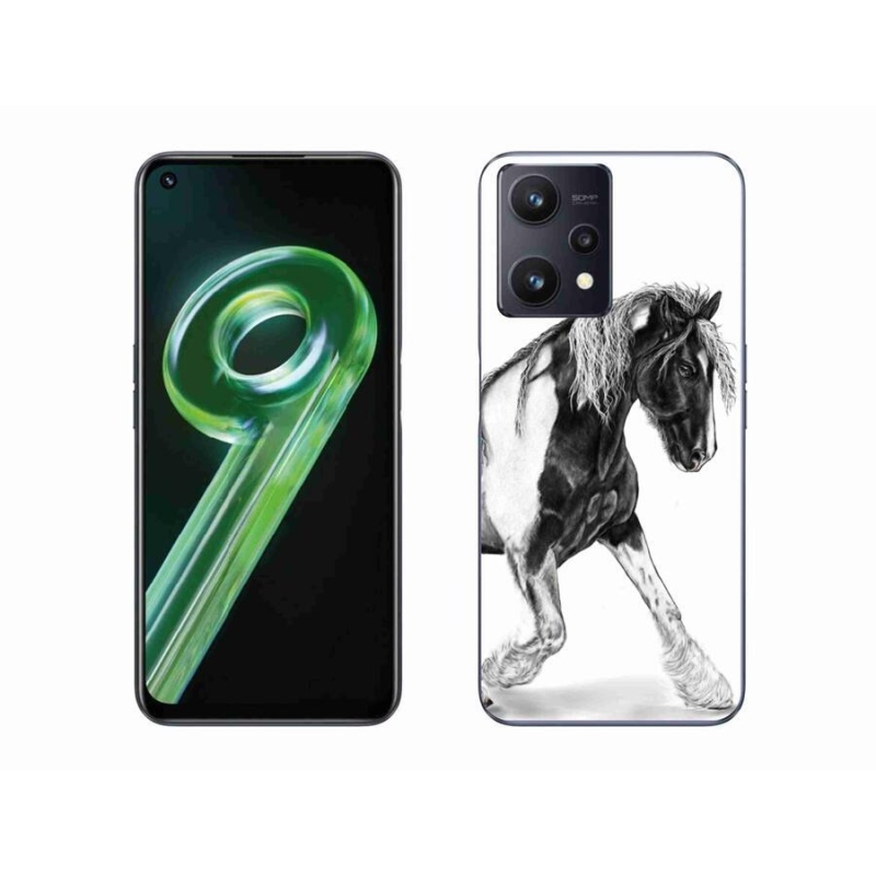 Gelový kryt mmCase na mobil Realme 9 5G - kůň