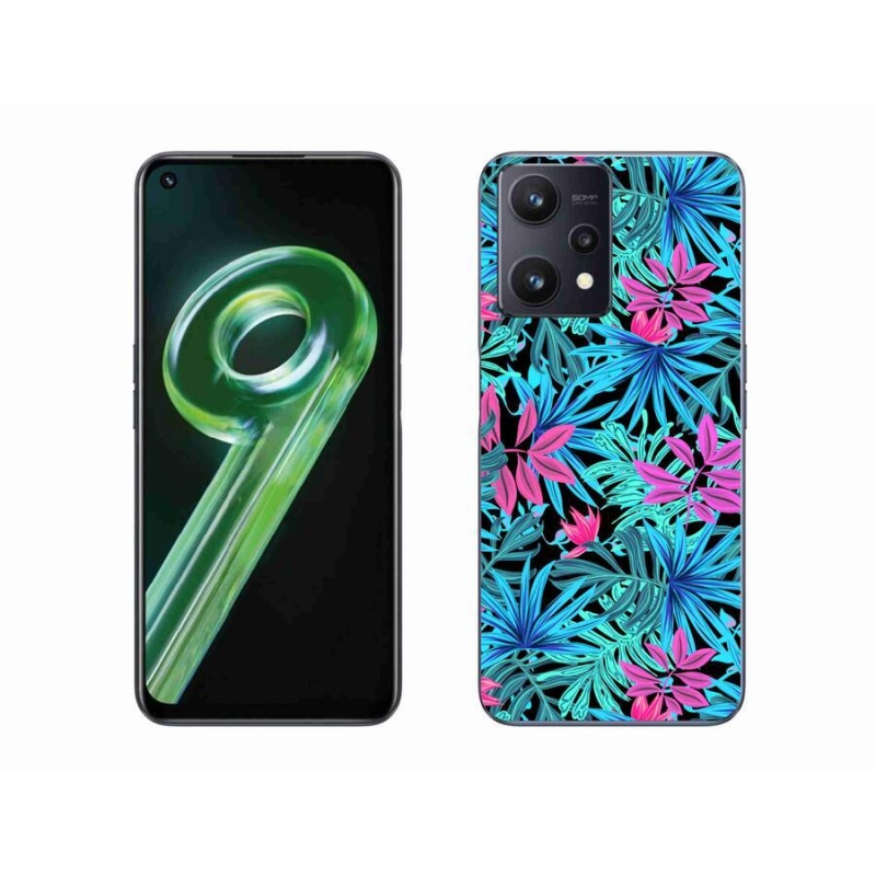 Gelový kryt mmCase na mobil Realme 9 5G - květiny 3
