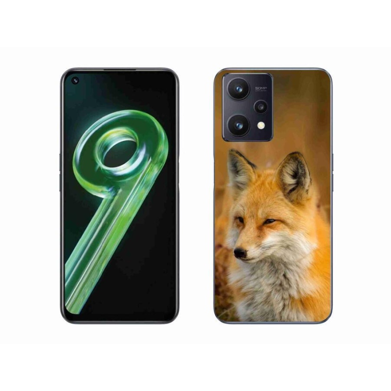Gelový kryt mmCase na mobil Realme 9 5G - liška