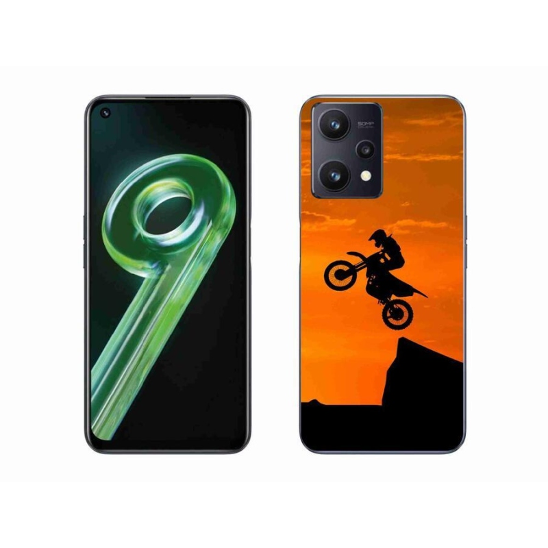 Gelový kryt mmCase na mobil Realme 9 5G - motocross