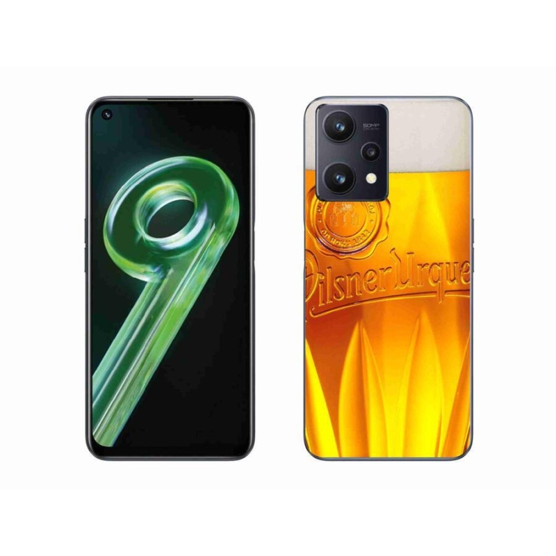 Gelový kryt mmCase na mobil Realme 9 5G - pivo