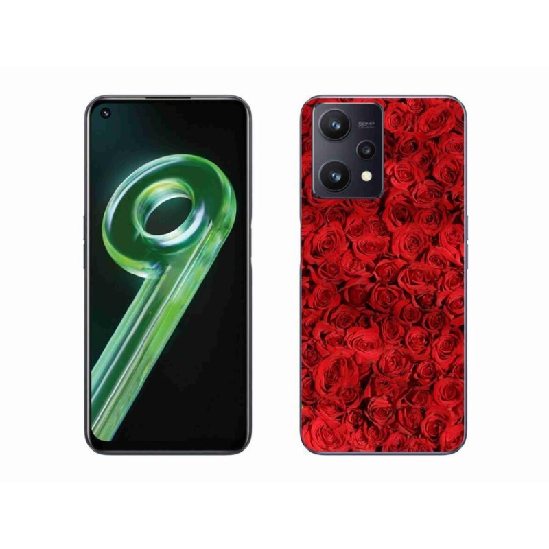 Gelový kryt mmCase na mobil Realme 9 5G - růže