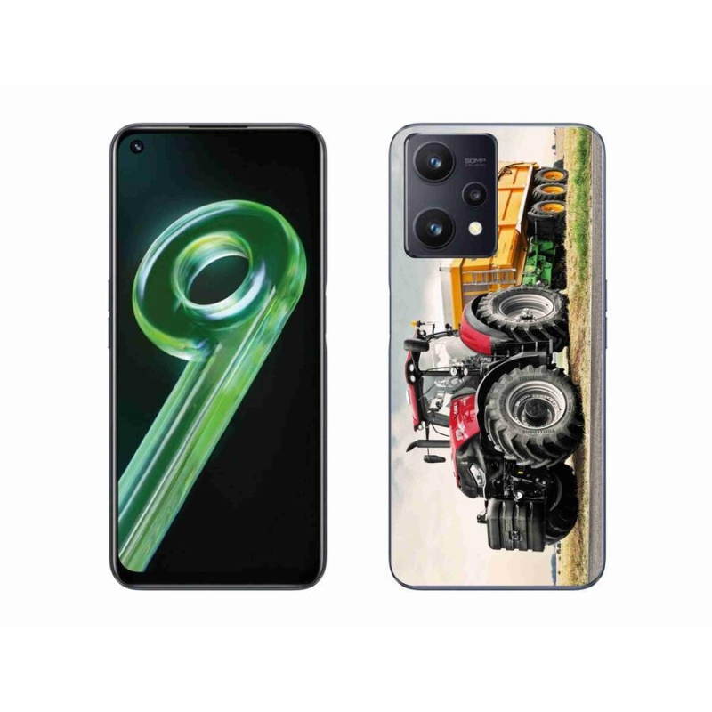 Gelový kryt mmCase na mobil Realme 9 5G - traktor 3