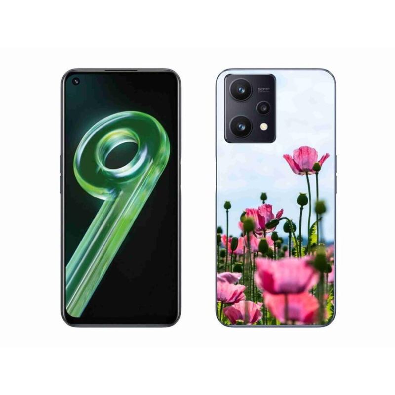Gelový kryt mmCase na mobil Realme 9 5G - vlčí mák