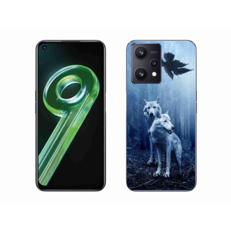 Gelový kryt mmCase na mobil Realme 9 5G - vlci v lese