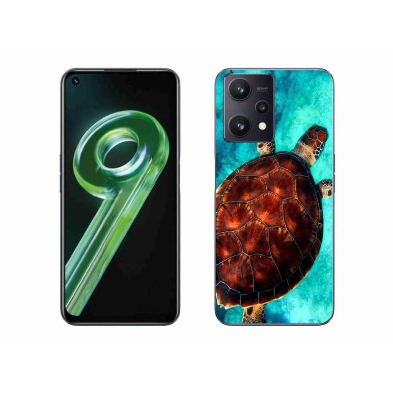 Gelový kryt mmCase na mobil Realme 9 5G - želva
