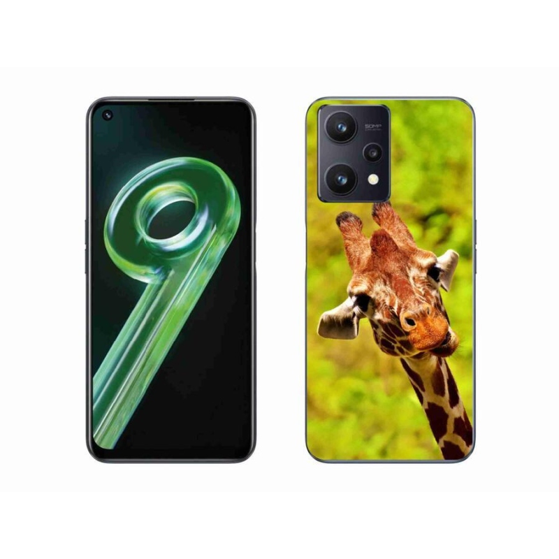 Gelový kryt mmCase na mobil Realme 9 5G - žirafa