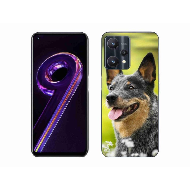Gelový kryt mmCase na mobil Realme 9 Pro 5G - australský honácký pes