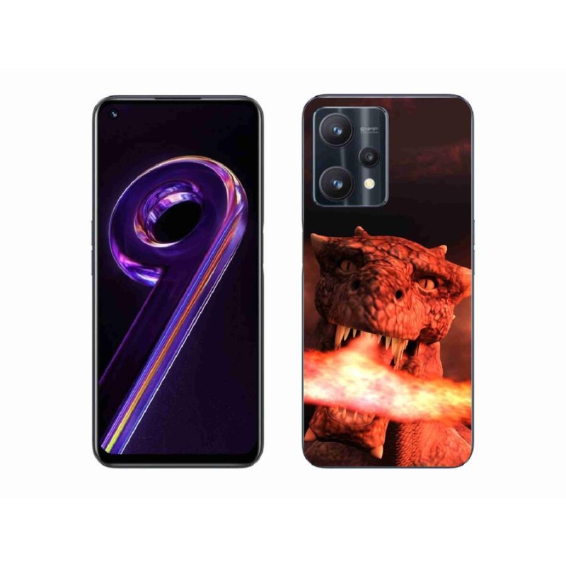 Gelový kryt mmCase na mobil Realme 9 Pro 5G - drak