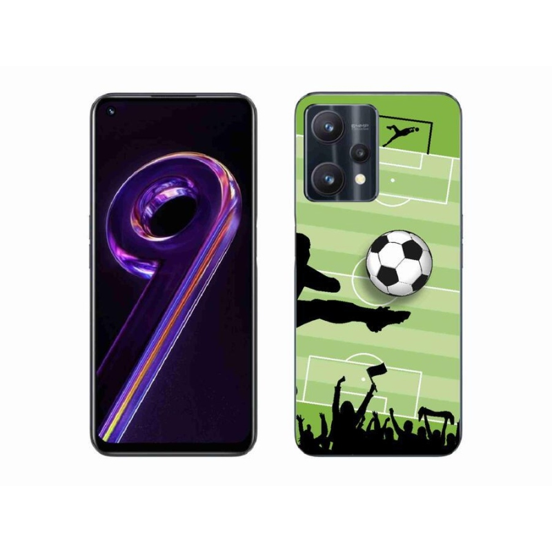 Gelový kryt mmCase na mobil Realme 9 Pro 5G - fotbal 3
